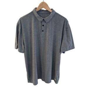 Vuori Strato Tech Polo Heather Blue XL